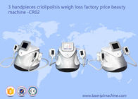 3 القبضات Cryolipolysis آلة التخسيس وفقدان الوزن معدات التجميل CR02