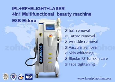 4in1 Mulfifunction RF nd yag laser IPL OPT SHR آلة إزالة الشعر بالليزر الاحترافية بدون ألم