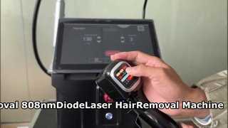 آلة إزالة الوشم بالليزر Pico Laser Nd Yag تقشير الكربون 808nm آلة إزالة الشعر بالليزر ديود