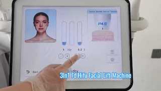 3 في 1 التشنج التناسلي تشديد الجلد تشديد الجسم التخفيف من وزن الوجه رفع 7D Hifu