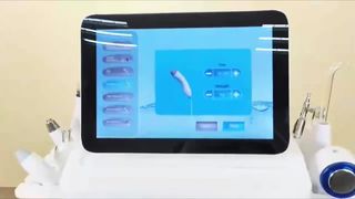 آلة التنظيف العميق للوجه 9 في 1 ذات التردد العالي الماسي