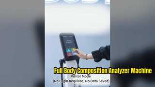 جهاز تحليل تكوين الجسم بمقياس الدهون بـ 8 نقاط اتصال