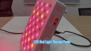 60 قطعة الاستخدام المنزلي لتخفيف آلام الجسم وقت التعافي تقليل NIR 630nm 660nm LED لوحة العلاج بالضوء الأحمر