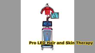 علاج احترافي بالضوء الأحمر LED لنمو البشرة والشعر