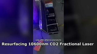 60W الجلد الظهور المهبل تشديد RF أنبوب 10600nm كسور آلة ليزر ثاني أكسيد الكربون