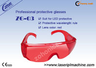نظارات السلامة الحمراء بالليزر 400nm للضوء البارد / آلة تبييض الأسنان