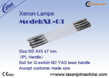 7mm Dia Nd Yag Laser Ipl Xenon Flash Lamp بدلة لمعالج Qswitch ND YAG لليزر
