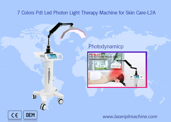 7 ألوان Pdt Led Photon Therapy معالجة الوجه لجهاز جمال للعناية بالبشرة.