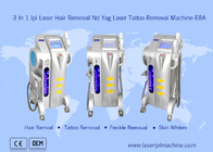 3 في 1 آلة الليزر Ipl متعددة الوظائف إزالة الوشم RF تساقط الشعر الجمال