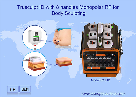 CE معدات التجميل RF 2mhz تخفيض الدهون المحمولة Trusculpt معرف