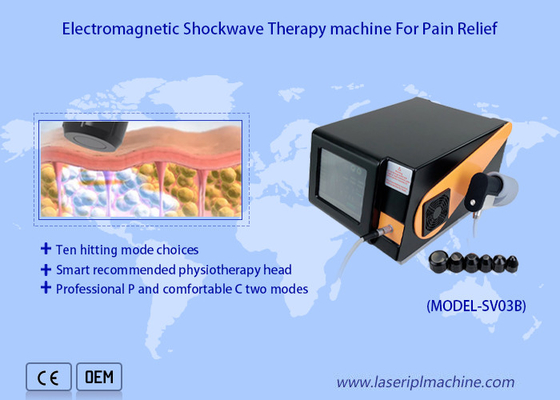 سطح المكتب 6 بار آلة Shockwave المحمولة لتخفيف الآلام وفقدان الوزن
