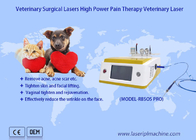 جهاز ليزر العلاج البيطري بالليزر دايود 980 نانومتر لاستعادة آلام الحيوانات الأليفة