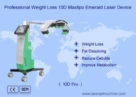 10D آلة الليزر الزمرد العلاج غير الغازية فقدان الدهون 635nm 532nm التخسيس