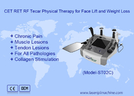 آلة العلاج المحمولة 448KHz CET RET RF لتخفيف الألم TECAR لعلاج الجلد