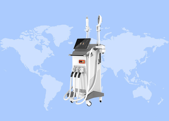 آلة الليزر الرأسية متعددة الوظائف 808nm ND YAG IPL لإزالة الشعر العناية بالبشرة