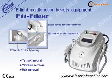 آلة تجميل للشعر الليزرية IPL RF ND YAG المحمولة لعلاج حب الشباب