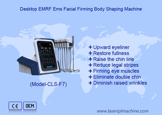 6 في 1 EMS التنحت الوجه إزالة التجاعيد EMRF وجه و جسم آلة التخفيف