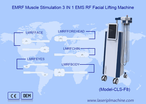 EMS RF 5MHz ماساجر العين جهاز تشكيل الجسم على شكل وجه V EMS آلة تشديد الجلد