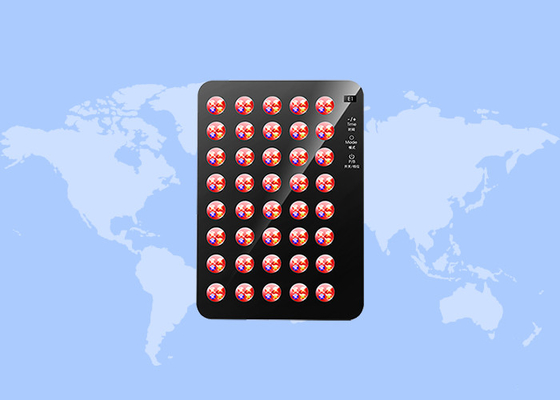 160pcs LED تجديد الوجه تبييض الجلد LED تحت الحمراء جهاز العلاج الضوئي الأحمر