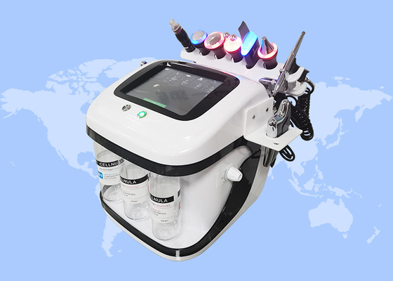 8 في 1 تنظيف عميق للوجه رفع متعدد الوظائف Rf Microdermabrasion Hydro وجه آلة