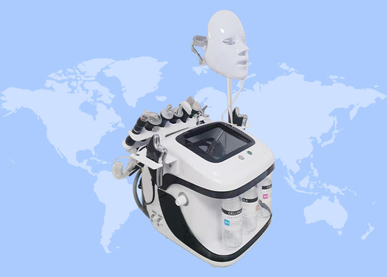 9 في 1 العناية بالبشرة إزالة التجاعيد Aqua Peel Hydro Jet Peeling Rf Microdermabrasion وجه الجهاز