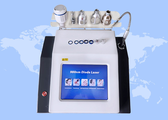 العنكبوت الوريد إزالة الجلد آلة تجديد 980nm الليزر ديود 1 - 10HZ التردد