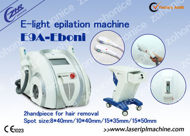 E light IPL RF المحمول مع مقبضين E light لإزالة الصباغات