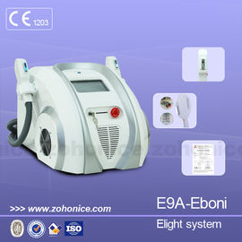 E light IPL RF المحمول مع مقبضين E light لإزالة الصباغات