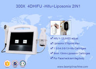 2 في 1 شد الوجه 3D HIFU آلة عالية الكثافة المركزة الموجات فوق الصوتية 110V - 220V الجهد