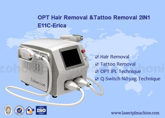 تجديد البشرة إضاءة ليزر IPL معدات آلة 2 في 1 علاج حب الشباب