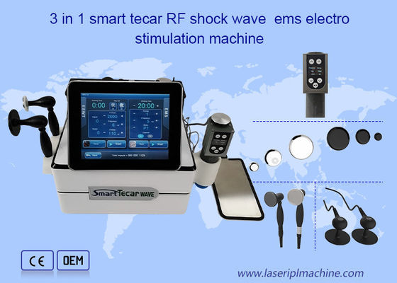 معدات التجميل RF بالسعة والمقاومة آلة Ems Shockwave