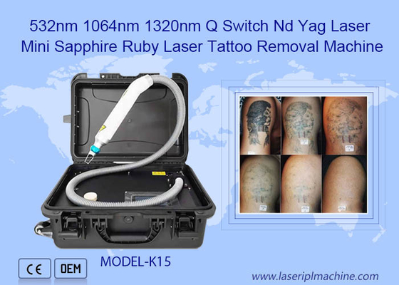 532nm 1064nm 1320nm Q Switch Nd Yag آلة إزالة الوشم بالليزر