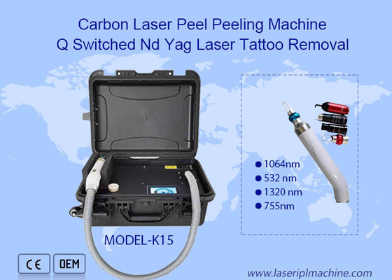 532nm 1064nm 1320nm Q Switch Nd Yag آلة إزالة الوشم بالليزر
