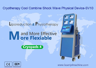 Cryolipolysis Termal Ems Shockwave Machine Pain Relief Beauty 4 وسادات باردة