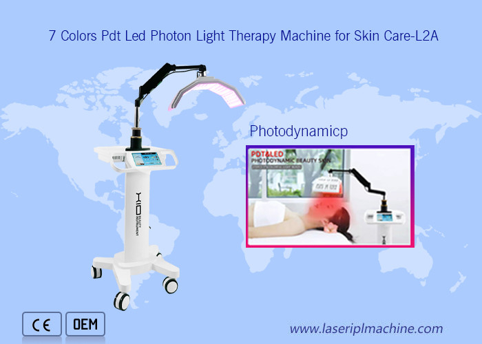 7 ألوان Pdt Led Photon Therapy معالجة الوجه لجهاز جمال للعناية بالبشرة.