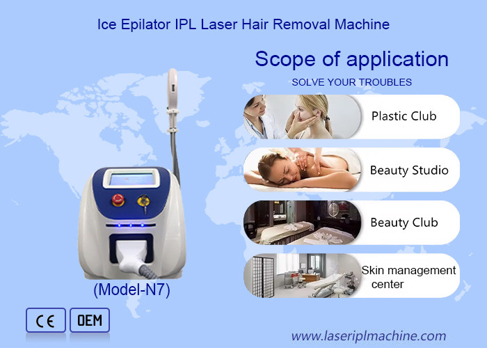 IPL إزالة الشعر التبريد بالثلج مع 6 وظائف لمركز العيادة والسبا
