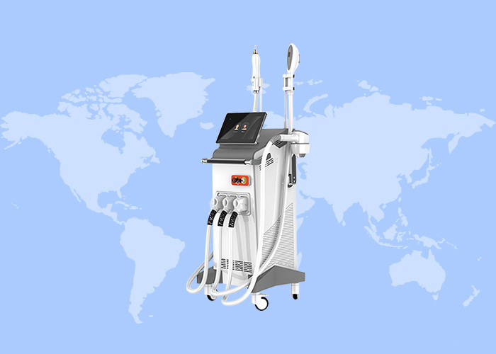 آلة الليزر الرأسية متعددة الوظائف 808nm ND YAG IPL لإزالة الشعر العناية بالبشرة