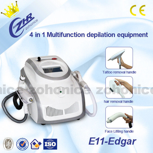 1064nm 532nm Elight IPL RF Mini للعناية بالبشرة مع شاشة لمس ملونة