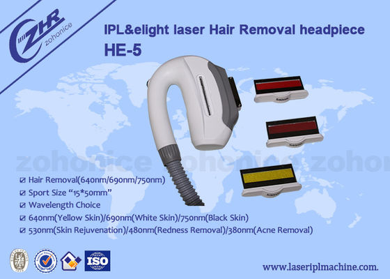 سعر جيد IPL &  E - Light Hair Removal Laser Handle Piece Big Spot Size 15*50mm الانترنت