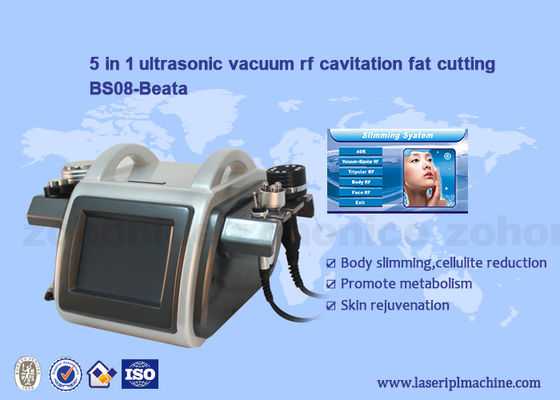 سعر جيد 40K Cavitation Multipolar RF الفراغ آلة التخفيف الجسم بالموجات فوق الصوتية الانترنت
