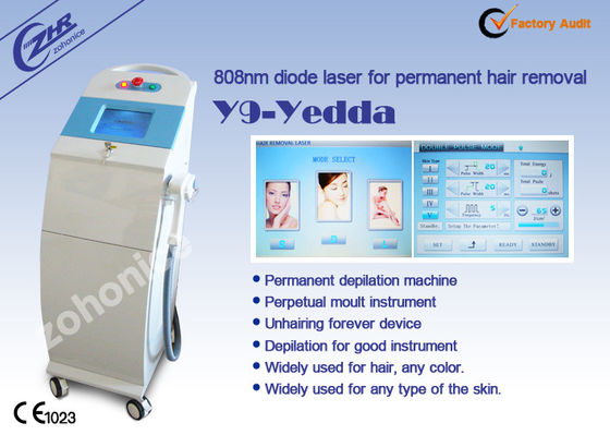 سعر جيد 12*12mm Crystal Diode Laser Cheek Hair Removal Machine الانترنت