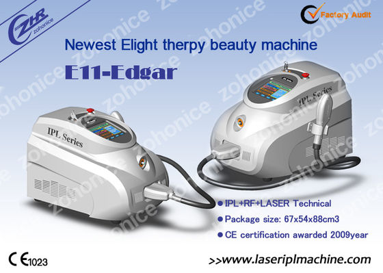 سعر جيد التبريد الملفوف E Light IPL RF Machine لإزالة بقع الوشم الملونة الانترنت