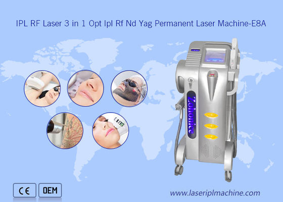 سعر جيد Rf Nd Yag Laser ODM Opt Shr Ipl آلة إزالة الشعر المهنية بدون ألم الانترنت