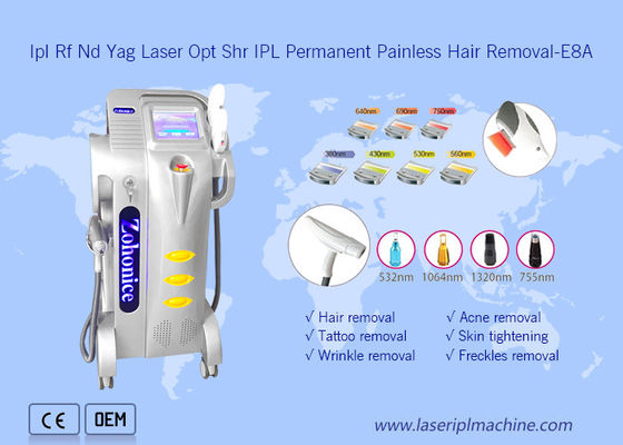 سعر جيد 3In1 E-light IPL RF المحمول للشعر / إزالة الوشم / العناية بالبشرة الانترنت