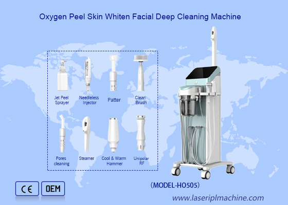 الـ Hydrafacial Water Dermabrasion تقشير البشرة تبييض الجلد آلة الـ Aqua Oxygen للشعر