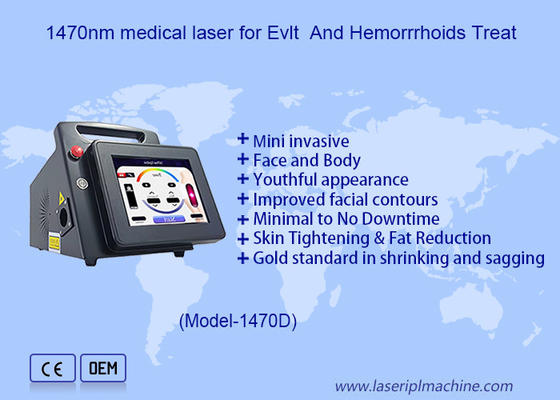 1470nm ليزر ثنائي الصوت حرق الدهون جراحة تحليل الدهون ليزر فقدان الوزن آلة