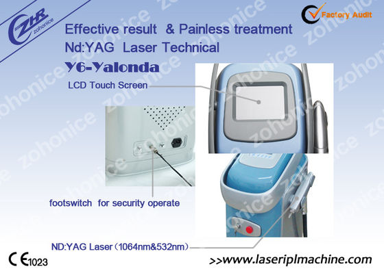 سعر جيد آلة إزالة الوشم بالليزر الرأسي Q switch Nd Yag Laser With High Energy الانترنت