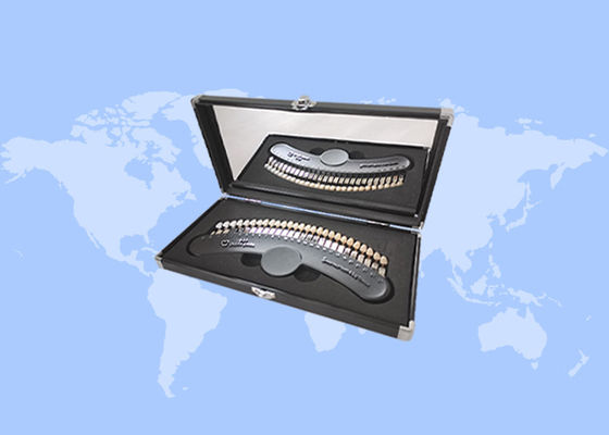 سعر جيد دليل الظل ثلاثي الأبعاد 27 لون مقارنة أسنان تبييض الشريط الظل لوحة الانترنت