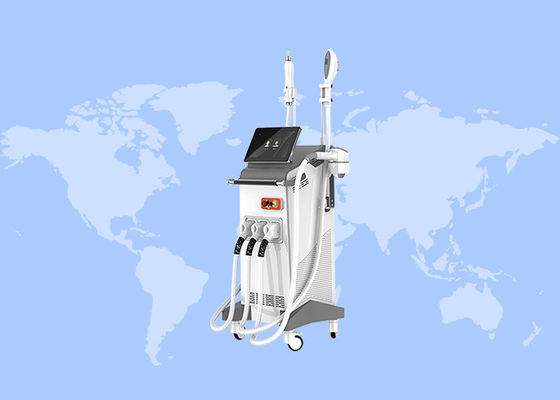 سعر جيد آلة الليزر الرأسية متعددة الوظائف 808nm ND YAG IPL لإزالة الشعر العناية بالبشرة الانترنت