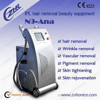 سعر جيد Beauty Salon IPL Hair Removal Machines With 2 Hanles For Skin Rejuvenation الانترنت